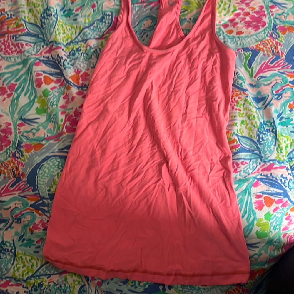 Coral Sleeveless loose Women's Tank Top